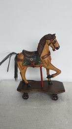 Beeld, Paard - 40 cm - Hout, Antiek en Kunst, Curiosa en Brocante