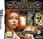 Chronicles of Mystery de Vloek van de Oude Tempel (DS Games), Games en Spelcomputers, Games | Nintendo DS, Ophalen of Verzenden
