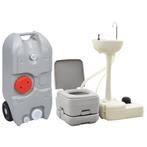 vidaXL Campingtoilet en wasbak met watertank, Caravans en Kamperen, Kampeeraccessoires, Nieuw