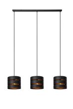 Hanglamp Lucide ROSAS -  - 3xE27 - Zwart, Verzenden, Nieuw