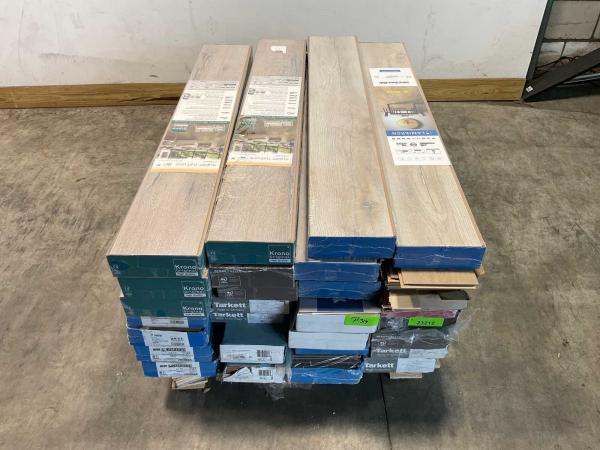 Veiling - Laminaat – diverse soorten, ca. 62m², Bricolage & Construction, Planches & Dalles