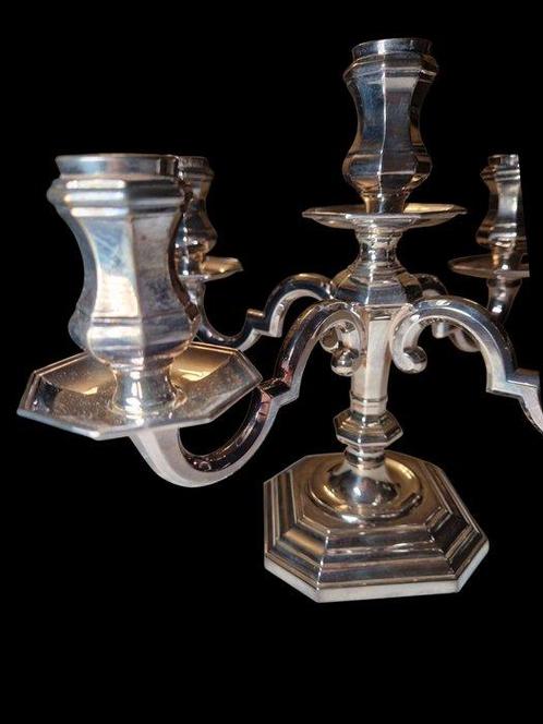Boggiali - Kandelaber Engelse stijl - .800 zilver -, Antiek en Kunst, Antiek | Zilver en Goud