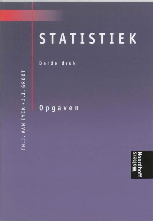 Statistiek Opgaven 9789001066376, Livres, Science, Envoi