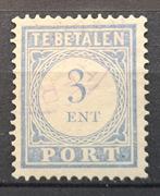 Nederland 1912 - Port P48 Aaf - misdruk ent i.p.v. cent, Gestempeld