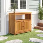vidaXL Tuinwandtafel 80x35x75 cm massief acaciahout, Tuin en Terras, Verzenden, Nieuw