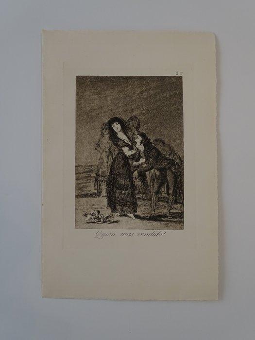 Francisco de Goya (1746-1828), (after) - Quien mas rendido-, Antiek en Kunst, Antiek | Overige Antiek