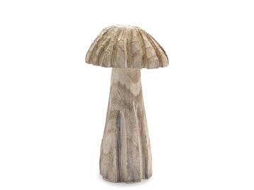 Houten paddenstoel fungi - ø 20 x 38 cm voor bloemschikken beschikbaar voor biedingen