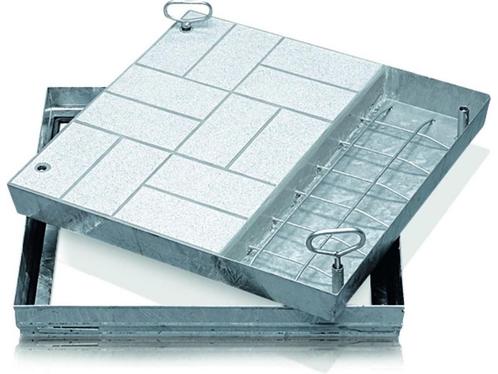 Zarges schachtafdekking, staal verzinkt 800 x 600 mm,, Huis en Inrichting, Woonaccessoires | Overige, Nieuw, Verzenden