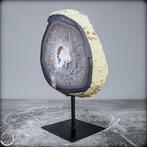 Natuurlijke amethist agaat druse op standaard- 3663.25 g, Verzamelen, Mineralen en Fossielen