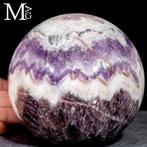 Sphere of Chevron Amethyst uit Tanzania. - Hoogte: 118 mm -