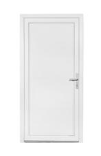 PVC Deur volpaneel Basic Plus b98xh204 cm wit R, 80 tot 100 cm, Nieuw, Ophalen of Verzenden, Buitendeur