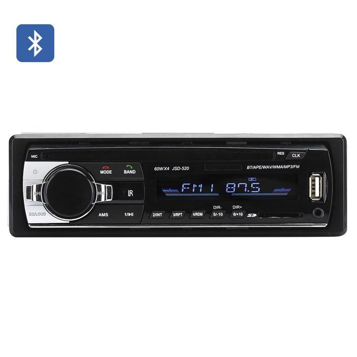 1DIN Bluetooth radio USB, Auto diversen, Autoradio's, Nieuw, Verzenden