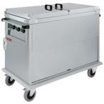 Bain Marie Wagen | Deksel + Kast | Draaideur | 3x GN 1/1 |, Articles professionnels, Verzenden