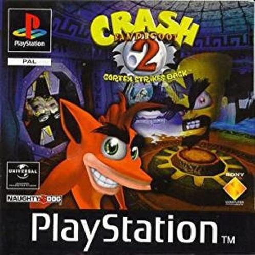 Crash Bandicoot 2 Cortex Strikes Back (Losse CD) (PS1 Games), Games en Spelcomputers, Games | Sony PlayStation 1, Zo goed als nieuw