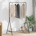 vidaXL Kledingrek met plank met opslag Zwart 100 x 56 x 154, Huis en Inrichting, Kasten | Kleerkasten, Verzenden, Nieuw