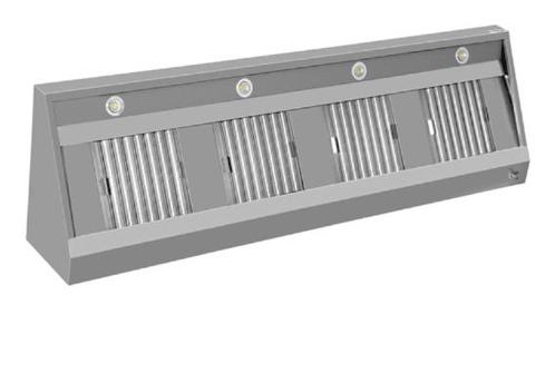 RVS Afzuigkap 200cm, wandmodel, zonder motor, Elektronische apparatuur, Afzuigkappen