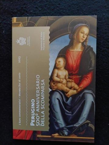 San Marino. 2 Euro 2014/2023 Bramante + Perugino (2, Postzegels en Munten