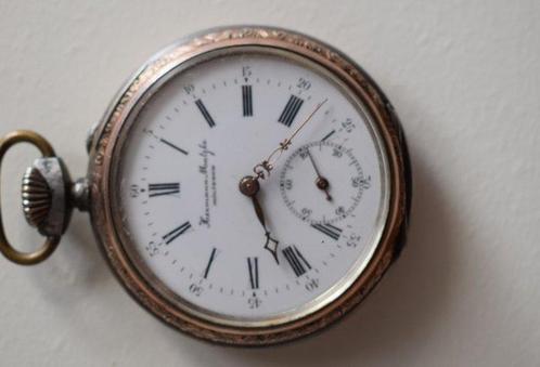 Vintage Hermann Matzke Pocket Watch - Militsch - Remontoir, Handtassen en Accessoires, Horloges | Heren