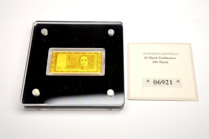 Duitsland. Gold Medal 100 Deutsche Mark - 1/200oz Fine Gold, Postzegels en Munten, Munten | Europa | Niet-Euromunten