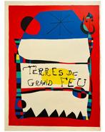 Joan Miro (1893-1983) - 76x55cm - Terres de Grand Feu 1956