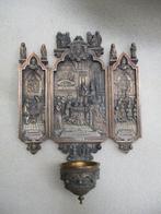 Wijwatervat - Autel, Triptyque - 1930-1940