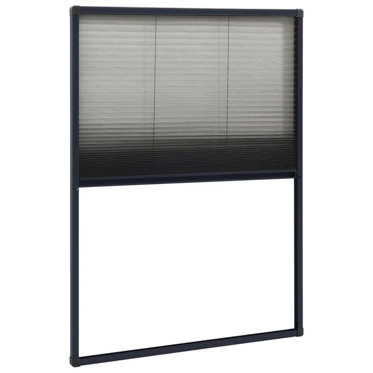 Horraam Plisse 80x120cm Alu Antraciet | Retour Deal, Doe-het-zelf en Bouw, Deuren en Vliegenramen, Vouwdeur, Nieuw, Hordeur, Minder dan 200 cm