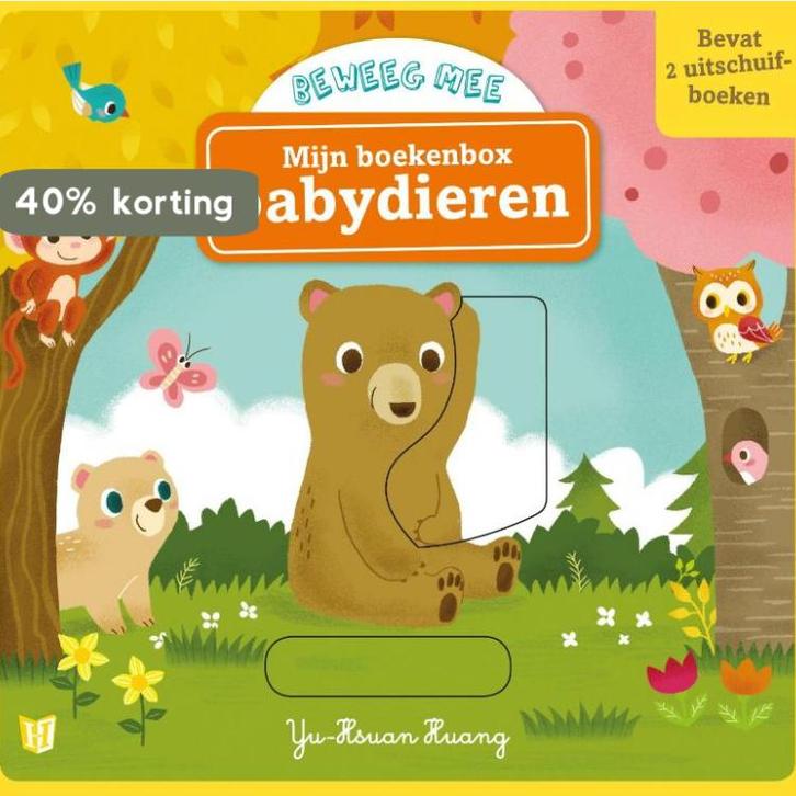 Mijn boekenbox, babydieren 9789025113629 Yu-Hsuan Huang, Livres, Livres pour enfants | 0 an et plus, Envoi