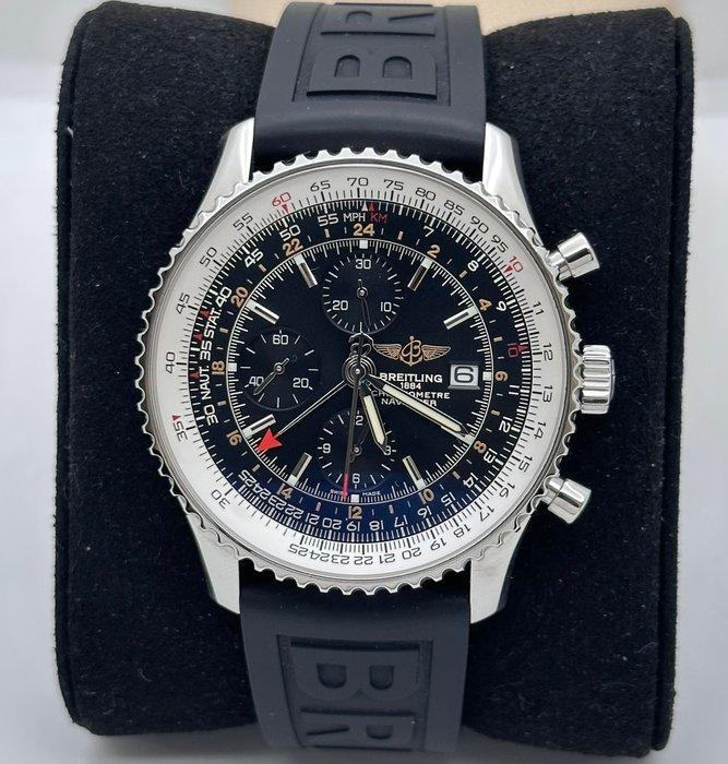 Breitling - Navitimer Worldtimer Black GMT - A24322 - Heren, Handtassen en Accessoires, Horloges | Heren