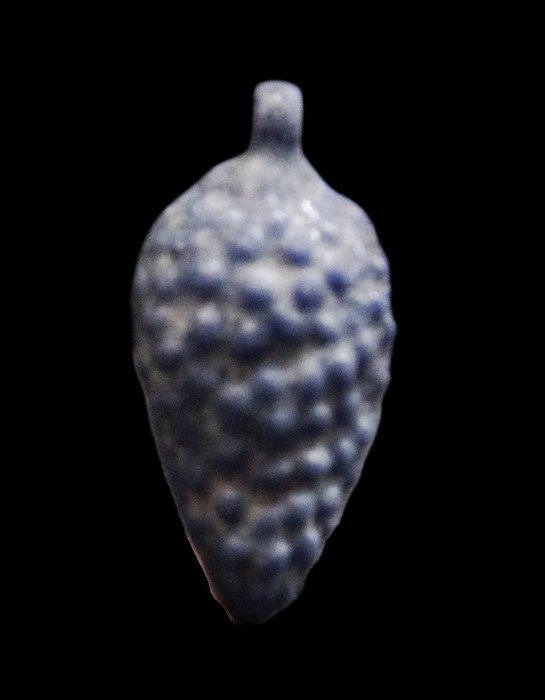 Oud-Egyptisch - Amulet en geglazuurde faience - Druiventros, Verzamelen, Mineralen en Fossielen