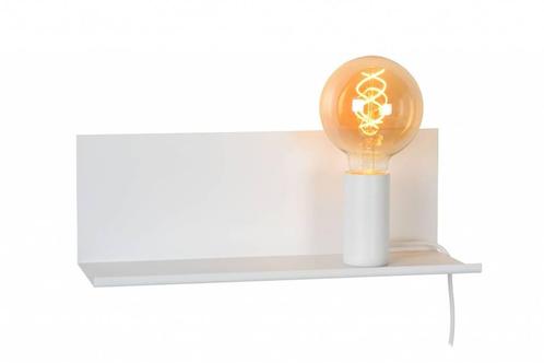 Lucide SEBO - Bedlamp - 1xE27 - Wit - 06218/01/31, Maison & Meubles, Lampes | Lampes en vrac, Envoi