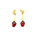 Boucles doreilles en ambre baltique naturel, argent, Verzamelen, Mineralen en Fossielen