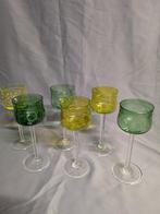 Wijnglas (6) - Kristal - Boheems kristallen glazen