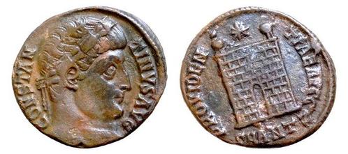 Romeinse Rijk Lot of 4 Æ coins 4th century AD (Zonder, Postzegels en Munten, Munten | Europa | Niet-Euromunten