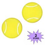 Fako Bijoux® - Tennisdemper - Tennisbal - Geel - 2 Stuks, Verzenden