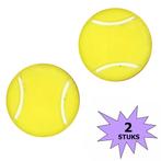 Fako Bijoux® - Tennisdemper - Tennisbal - Geel - 2 Stuks, Nieuw, Verzenden