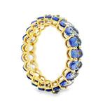 Ring - 14 karaat Geel goud - 4.72ct. tw. Tanzaniet, Handtassen en Accessoires, Ringen, Nieuw