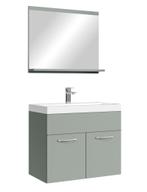 Badkamermeubel Montreal Set 02 60 x 35 cm Mat Groen, Verzenden, Nieuw