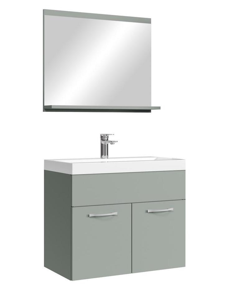 Badkamermeubel Montreal Set 02 60 x 35 cm Mat Groen, Huis en Inrichting, Badkamer | Badkamermeubels, Nieuw, Verzenden