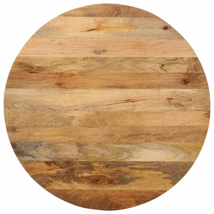 Massief Mangohout Tafelblad Ã90cm | Tweede Kansje | OP=OP, Huis en Inrichting, Tafelonderdelen, 50 tot 100 cm, Tafelblad, 50 tot 100 cm
