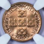 Portugal. Republic. X Centavos 1959 - NGC - MS 67, Timbres & Monnaies, Monnaies | Europe | Monnaies non-euro