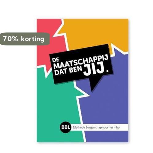 De maatschappij dat ben JIJ / Maatschappij 9789492620040, Boeken, Schoolboeken, Gelezen, Verzenden