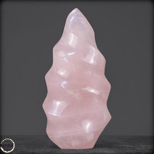 Natuurlijke Top Kwaliteit Rozenkwarts Vlam- 1471.88 g, Verzamelen, Mineralen en Fossielen