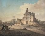 B Barker (XlX), Attributed to - A view from Richmond Walk,