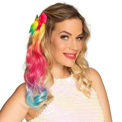 Hairextension Regenboog, Hobby en Vrije tijd, Feestartikelen, Nieuw, Verzenden
