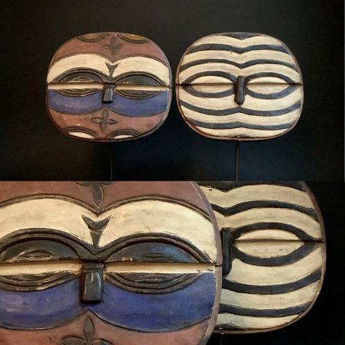 Masque tribal - Téké - République Démocratique du Congo, Antiquités & Art, Art | Art non-occidental