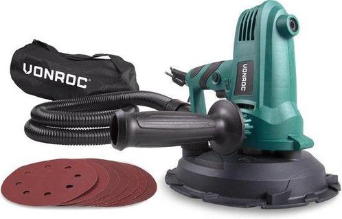 VONROC DS501AC Schuurmachine – 750W – Ø180 mm Schuurzool –, Doe-het-zelf en Bouw, Gereedschap | Schuurmachines, Ophalen of Verzenden