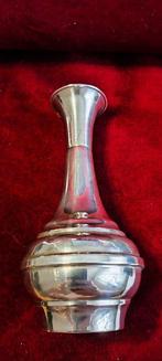 Vase - Argent 800 - Vase violet argenté en argent, Antiek en Kunst