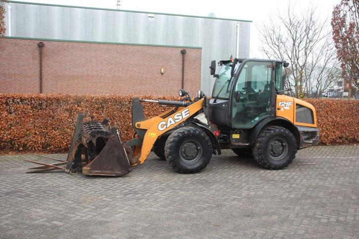 Veiling: Wiellader Case 121F Diesel 48kW 2017, Zakelijke goederen, Machines en Bouw | Kranen en Graafmachines, Ophalen