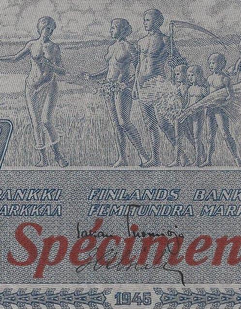 Finlande - 500 Markka 1945 - Pick 81s, Postzegels en Munten, Munten | Nederland