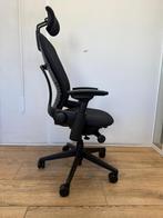 Refurbished Steelcase Leap V2 Met Hoofdsteun - Incl Garantie, Verzenden, Zwart, Zo goed als nieuw, Bureaustoel